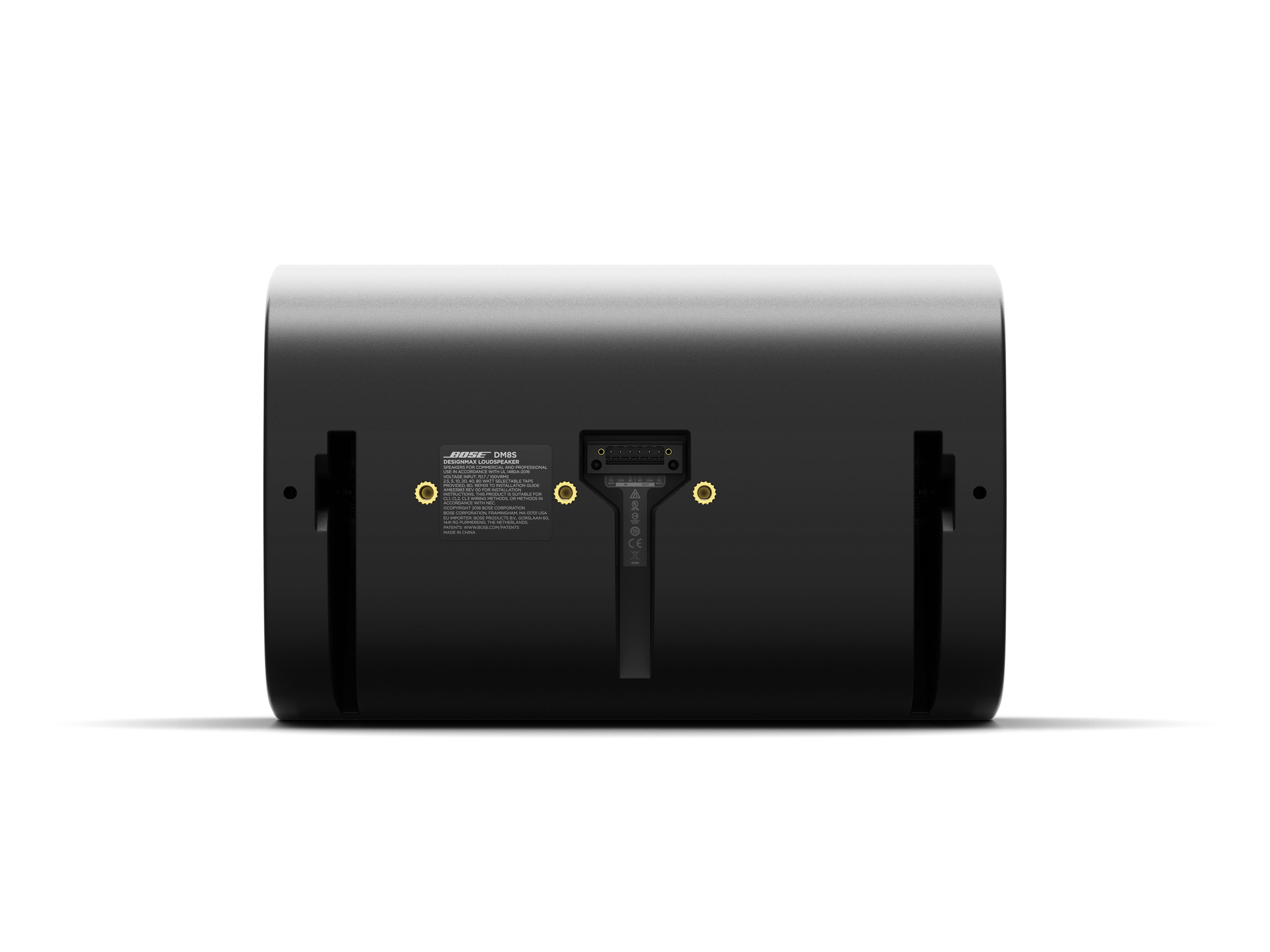 BOSE DM8S 壁裝揚聲器-黑色-后視圖