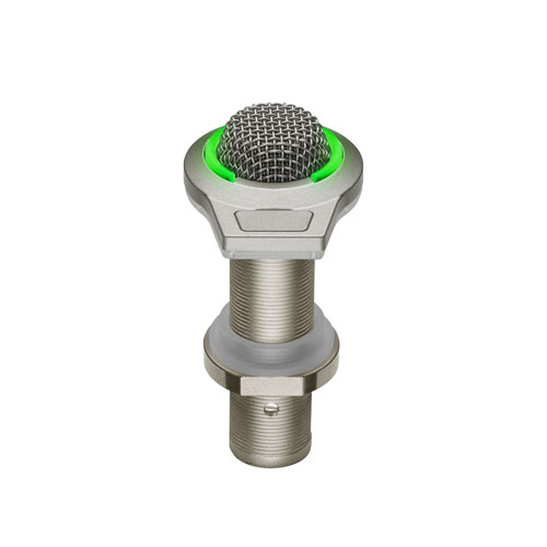 鐵三角 ES945/LED 全方向界面話筒 (帶輕觸開關及LED指示燈)-銀色-綠色led款