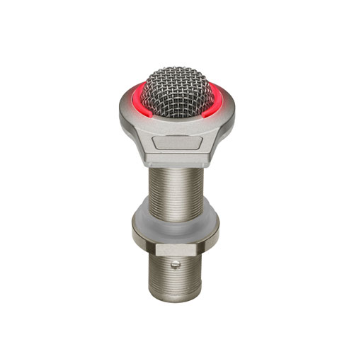 鐵三角 ES945/LED 全方向界面話筒 (帶輕觸開關及LED指示燈)-銀色-紅色led款